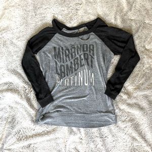 Miranda Lambert Platinum Long Sleeve W/ Cutouts
